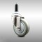 Service Caster 4 Inch 316SS Gray Polyurethane Wheel Swivel 3/4 Inch Expanding Stem Caster SCC-SS316EX20S414-PPUB-34 - alternate 1